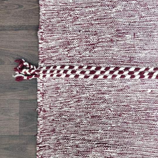Zanafi style burgundy Berber rug 2x3 m