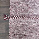 Tapis berbère bordeaux style zanafi 2x3 m