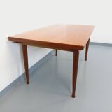 Vintage Scandinavian style dining table from the 50s and 60s in teak with extensions