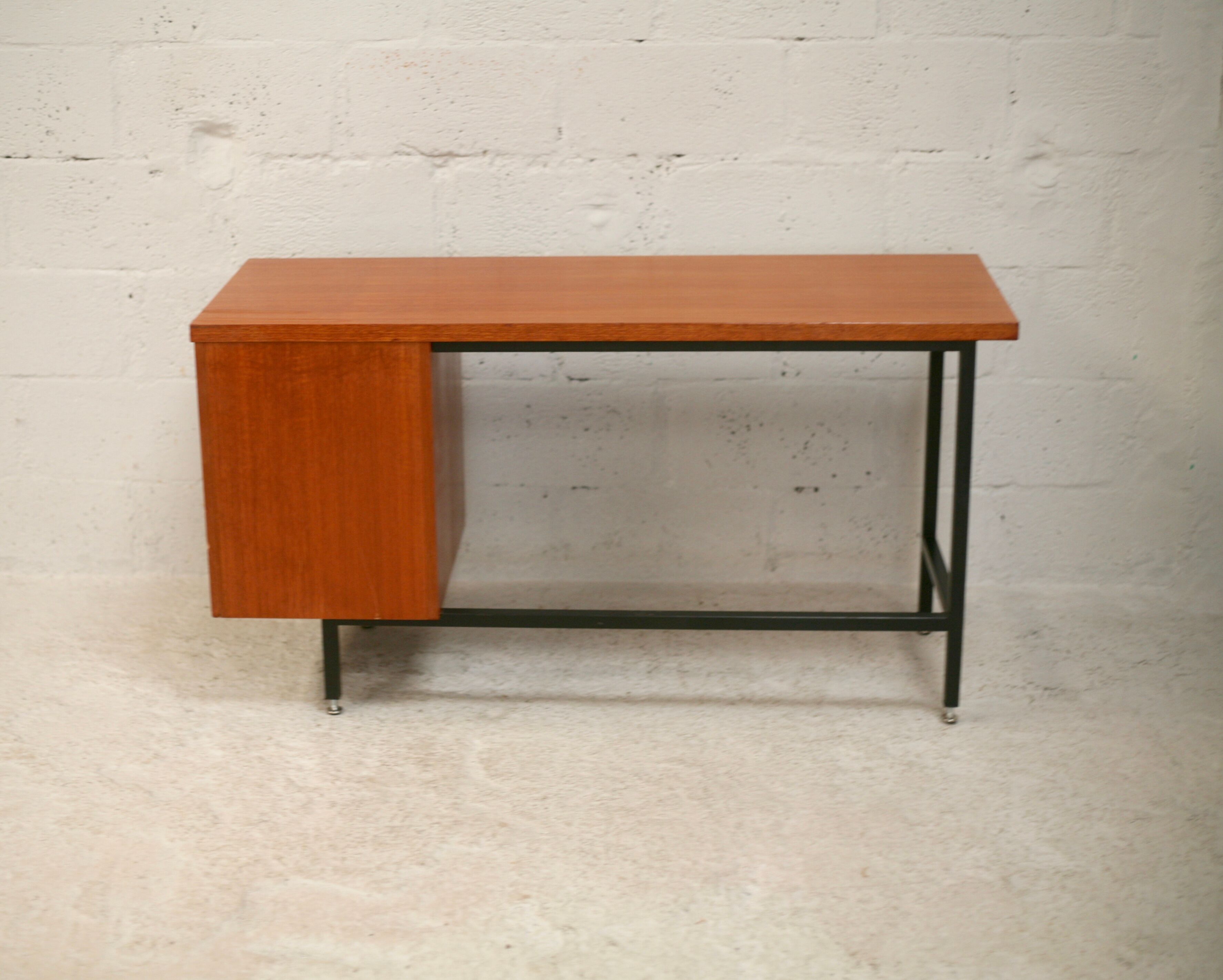 Wood and steel design office, France, circa 1960