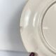 Set de 5 assiettes à dessert Longwy, début XXème siècle, décor floral