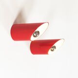 Original 1970's Pop art 'Obliqua' wall lamps by Ignazia Favata and Claudio Dini for Bieffeplast