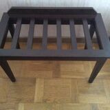 Banc fond de lit avec coussin blanc
