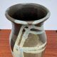 Stoneware vase with drips in the style of Jean Pointu