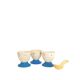Set coquetiers et cuillères à œuf - Années 50
