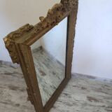 Napoleon III mirror with pediment - 125x75cm