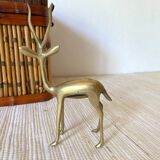 Antelope in gilded brass