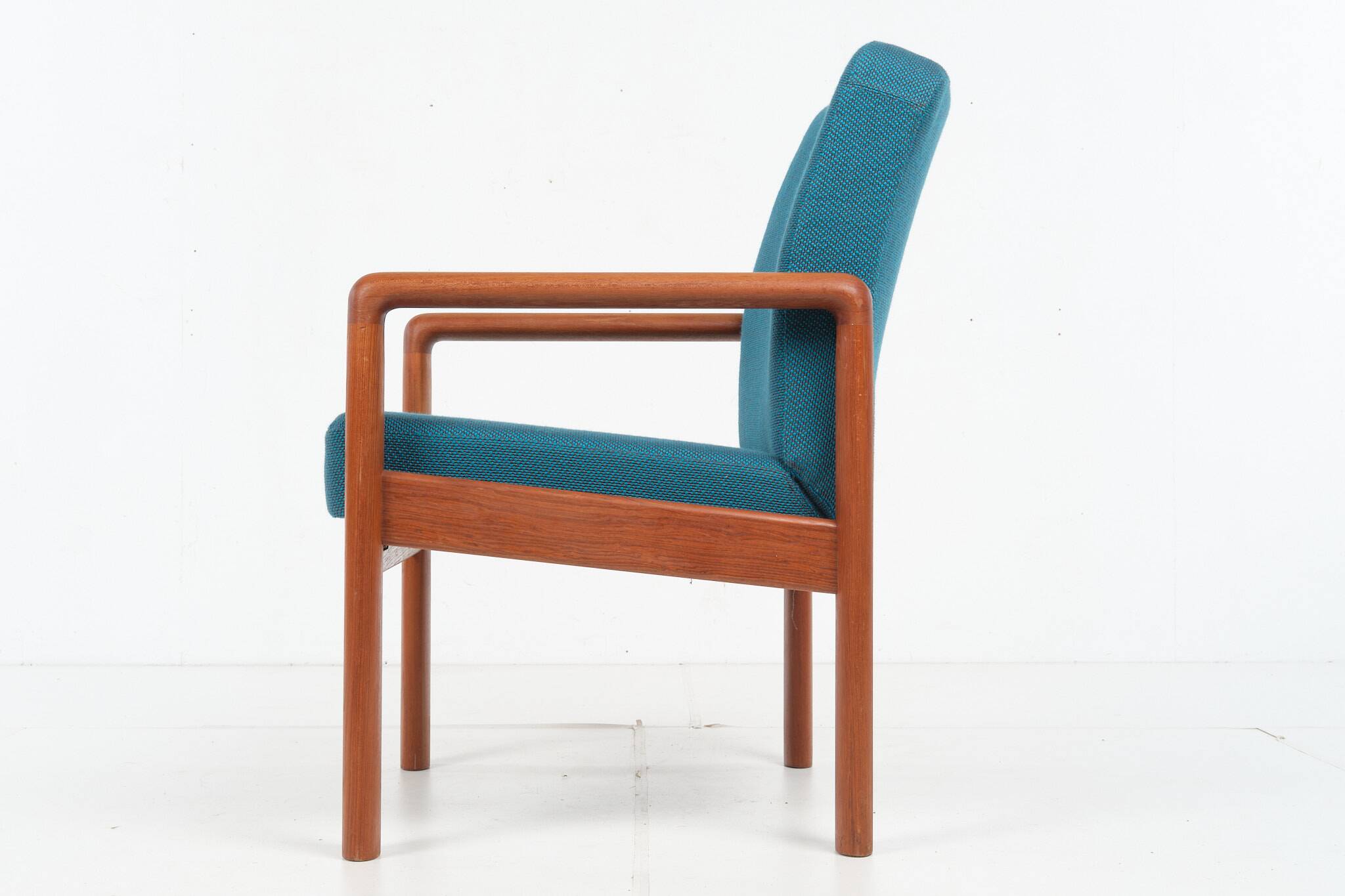 Kai Kristiansen armchair, vintage, 1960s, teak, Denmark, newly