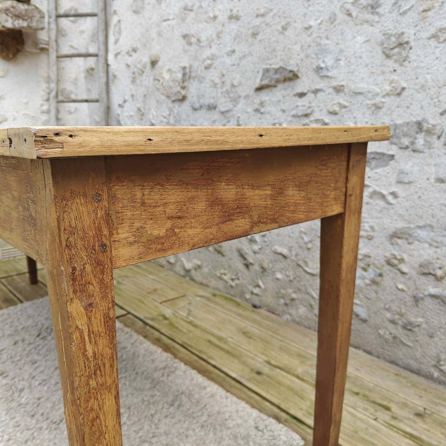 Oak farmhouse table
