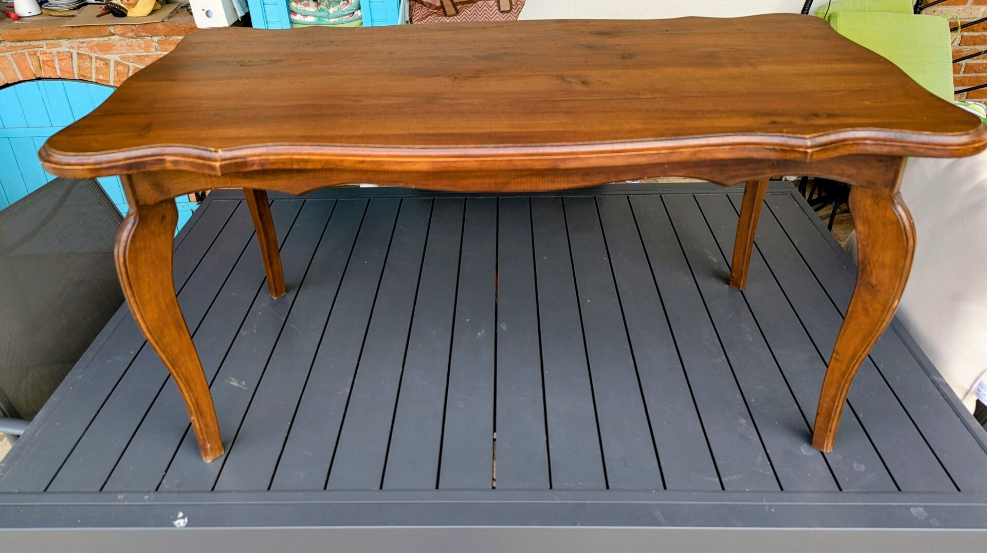 Solid wood coffee table