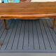 Solid wood coffee table