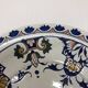 Gien earthenware plate, late 19th century