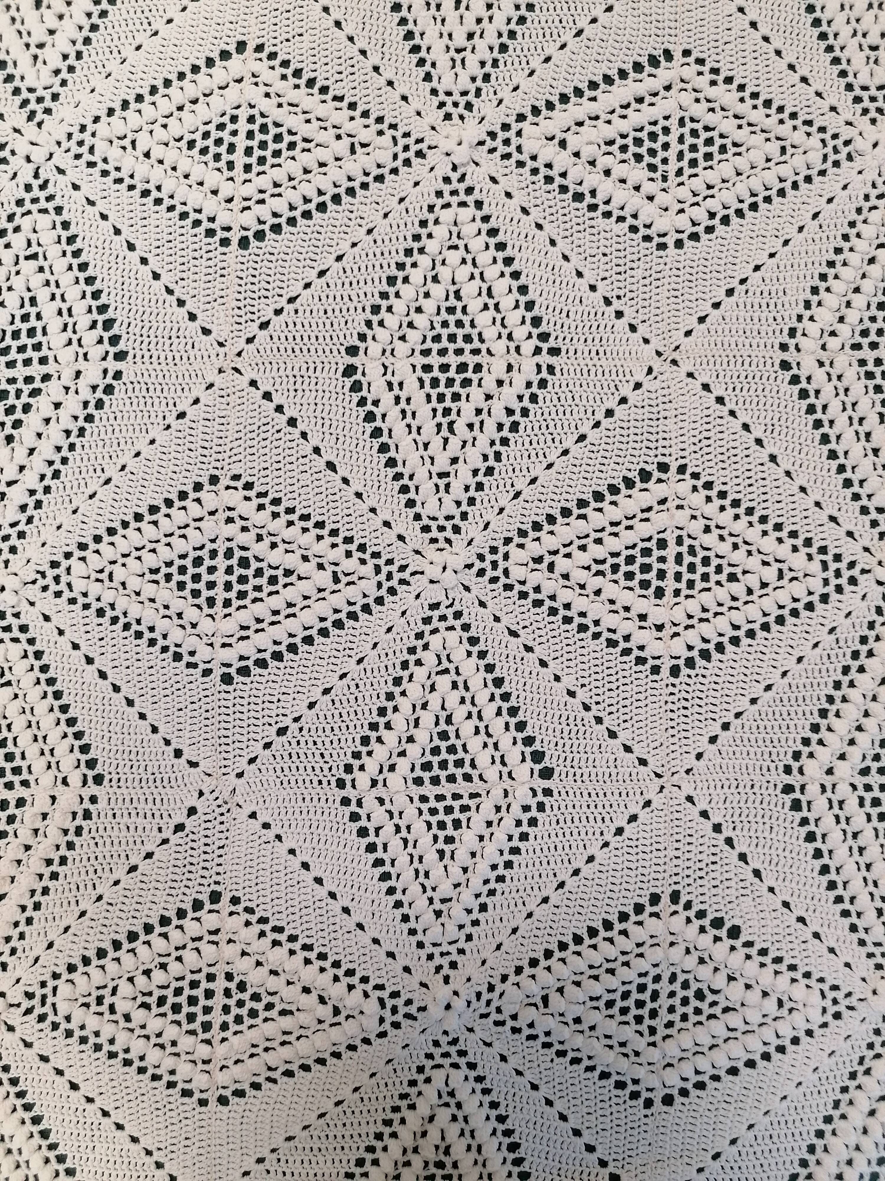 Crochet bedspread