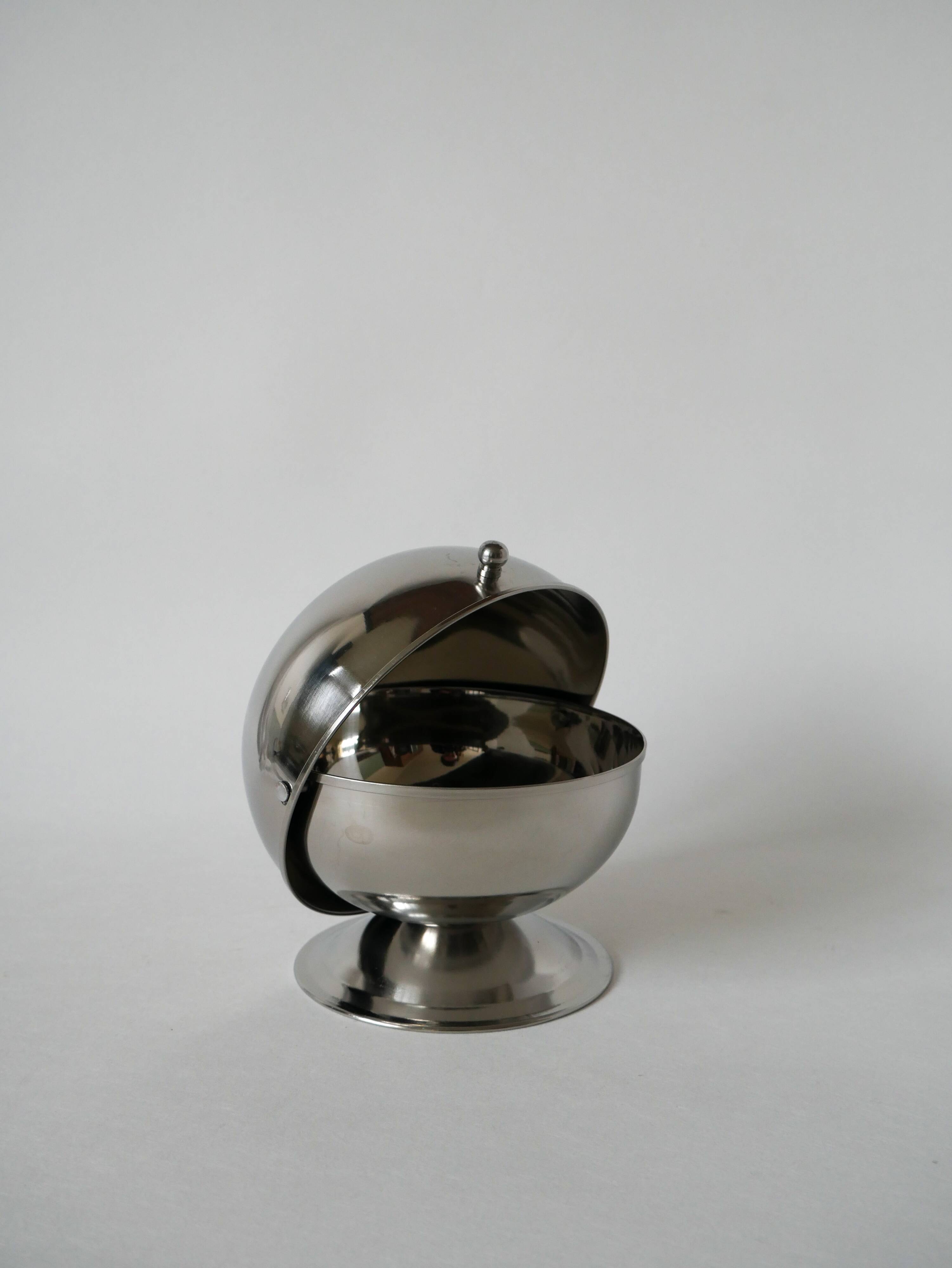 sucrier en inox Design 1970