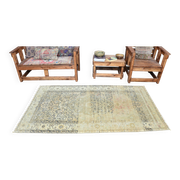 Tapis vintage antique neutre sku 2502