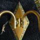 3 Art Deco cloisonné enamel wall lights
