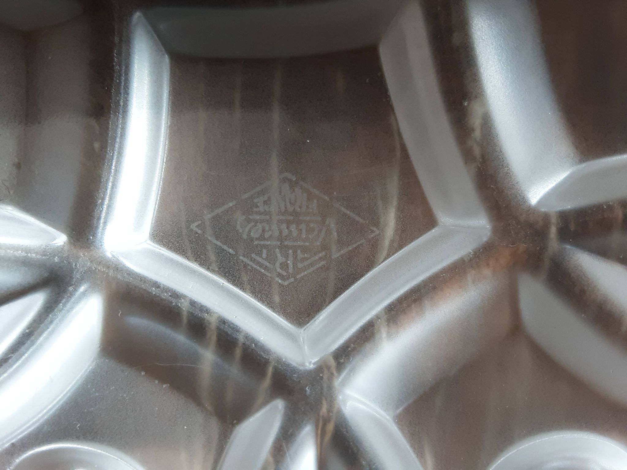 Dessous de plat  cristal  Vannes