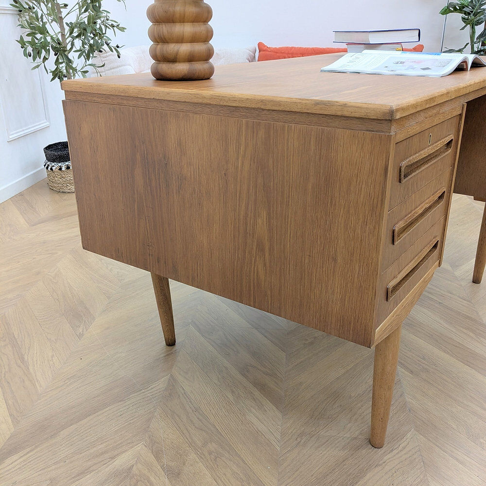 Scandinavian desk J. Svenstrup, double-sided