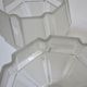 Pair of art deco glass and metal sconces 20/30