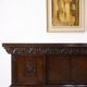 Brown oak sideboard, 1890s