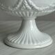 Decorated white porcelain cup