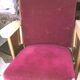 Vintage cinema bench 2 armchairs