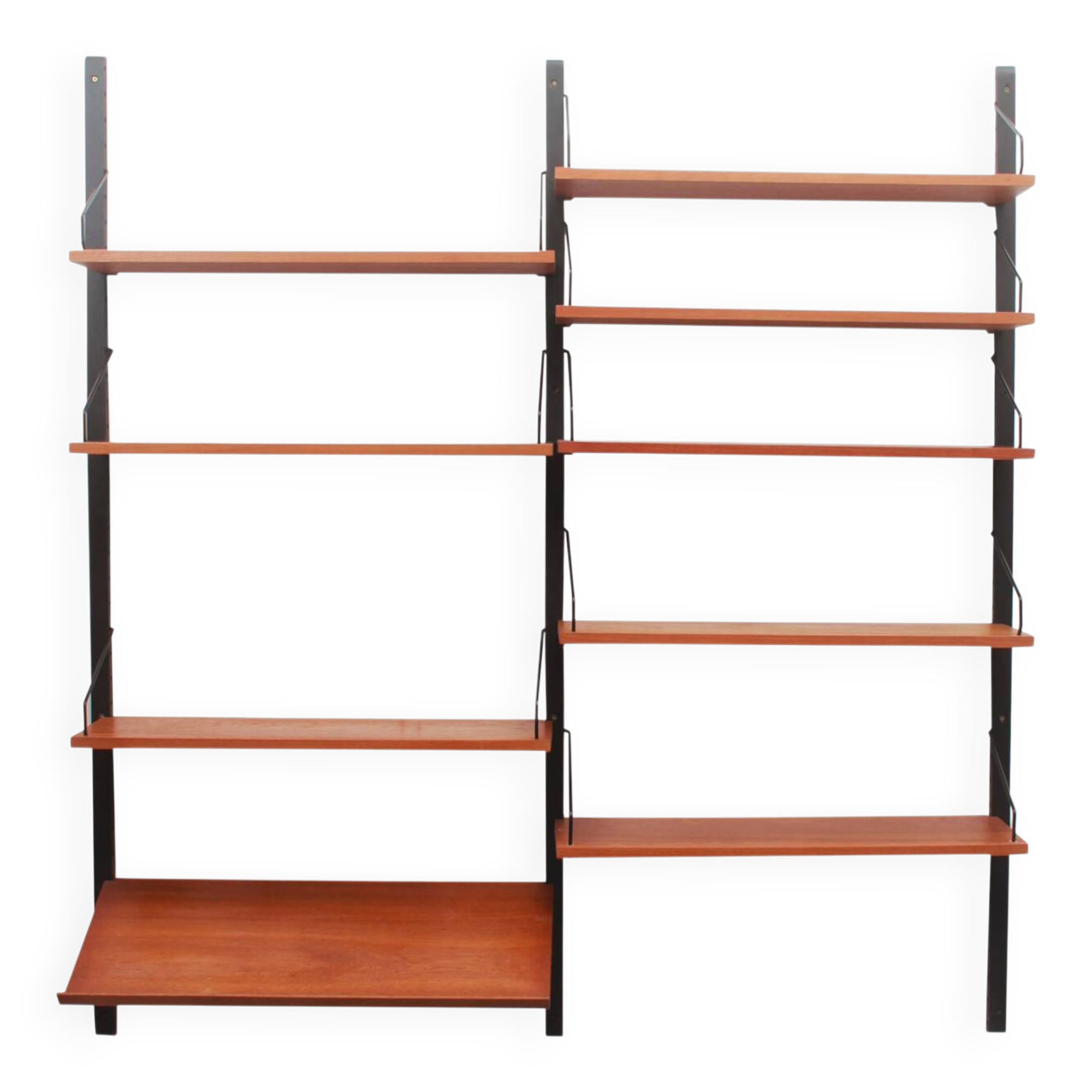 1960s wall unit in teak, Poul Cadovius