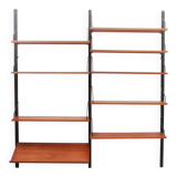 1960s wall unit in teak, Poul Cadovius