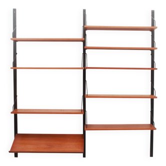 1960s wall unit in teak, Poul Cadovius