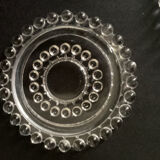 Set of 3 pearl border bottle coasters - vintage