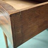 Louis XVI style kidney table – decorative veneered top