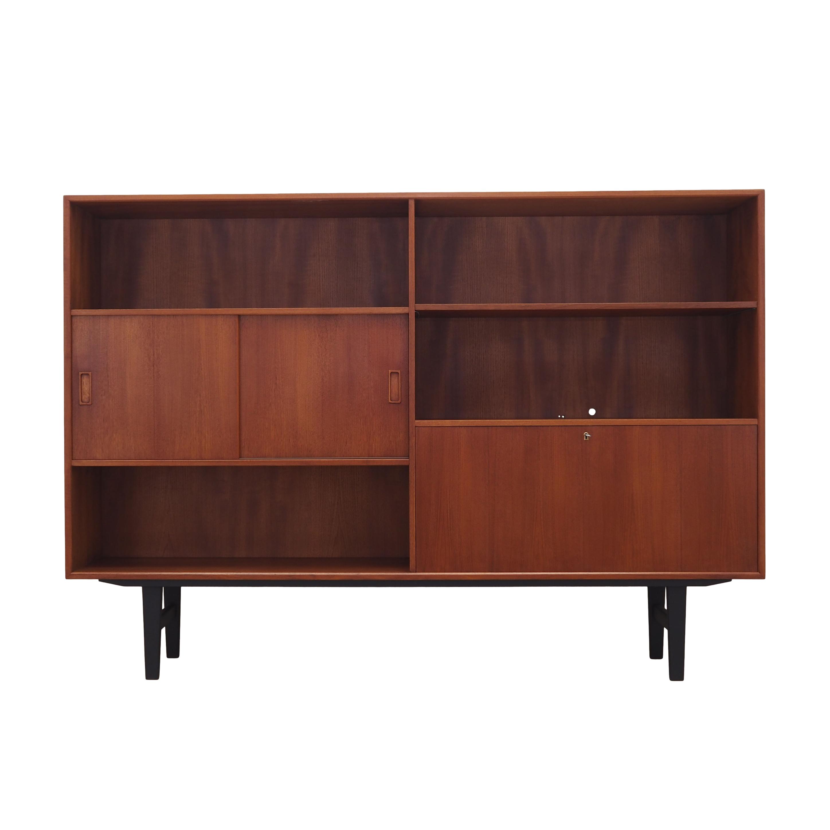 Teak bookcase, Danish design, 1970s, designer: Erik Jensen, production: Westergaards