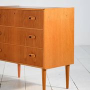 Commode en chêne scandinave, années 1960