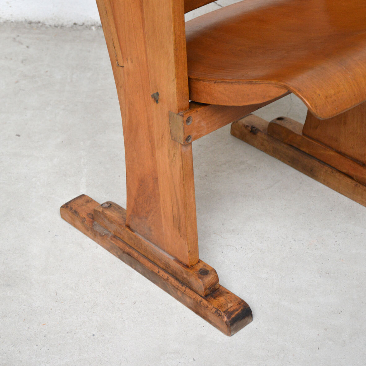 Wooden cinema seat, 1950