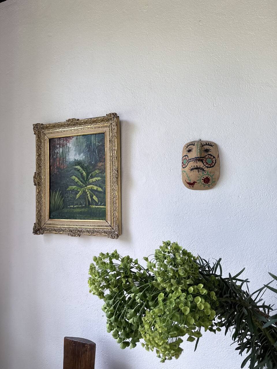 Framed oil painting "forest"