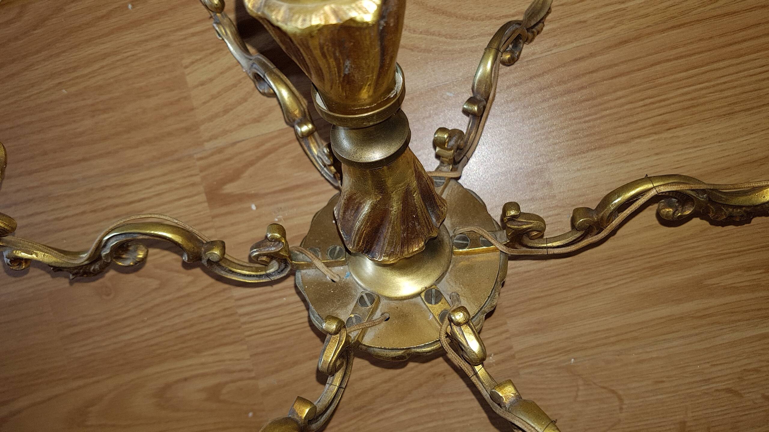 Bronze chandelier Louis XV style