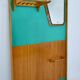 Mid-century wall mounted coat rack Czechoslovakia, 1970s