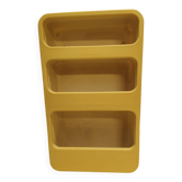Wall-mounted plastic wall shelf