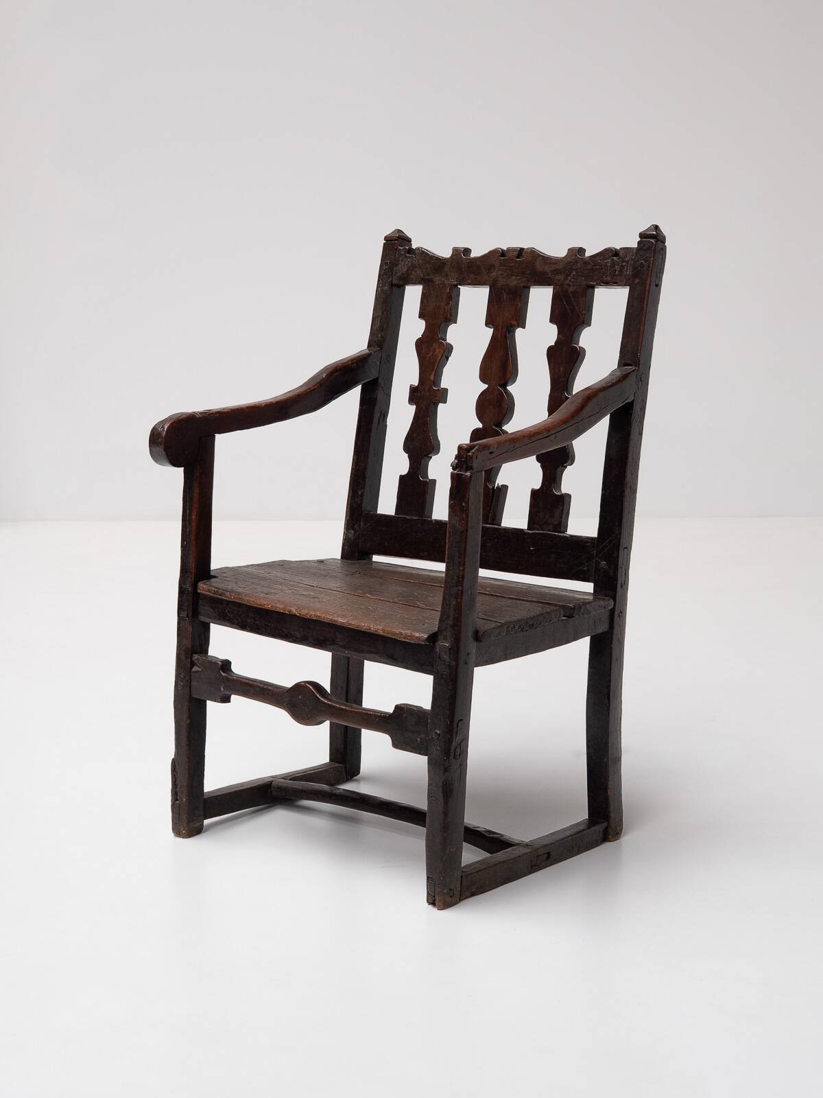 18th Century French Provincial Oak Armchair
