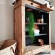 Library- croat in renovated old pitchpin