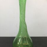 Former vase soliflore vintage bullé glass