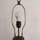 Large Bottle Lamp Opaline Glass Red Mid Century Vintage 80cm