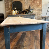 Patinated dining table