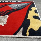 Tapis tufté, "poisson/chat"