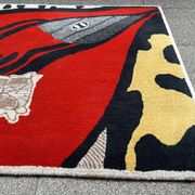 Tufted rug, "fish/cat"