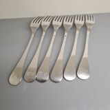 6 Christofle forks from 1880