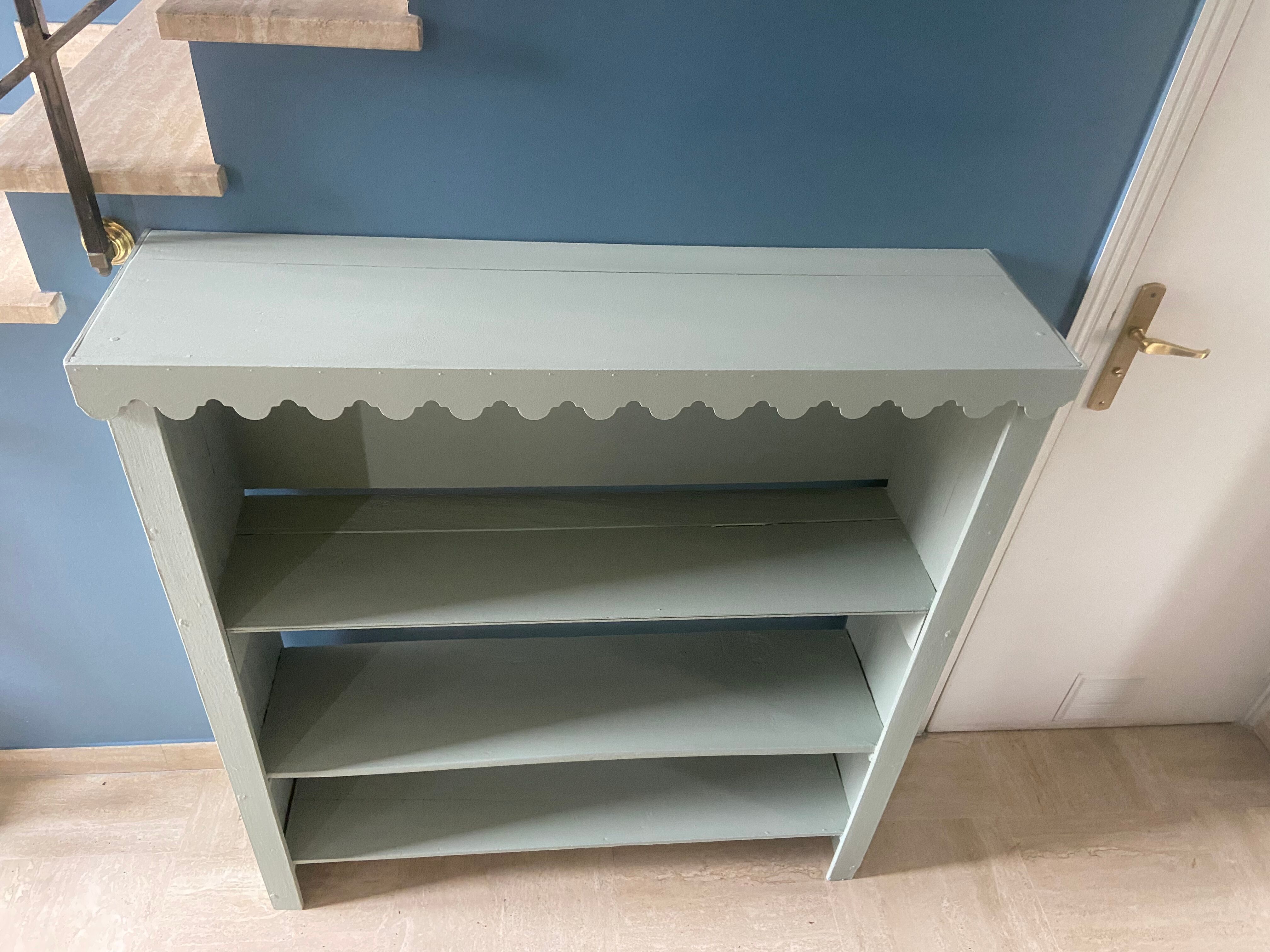 Shelf gray green vintage