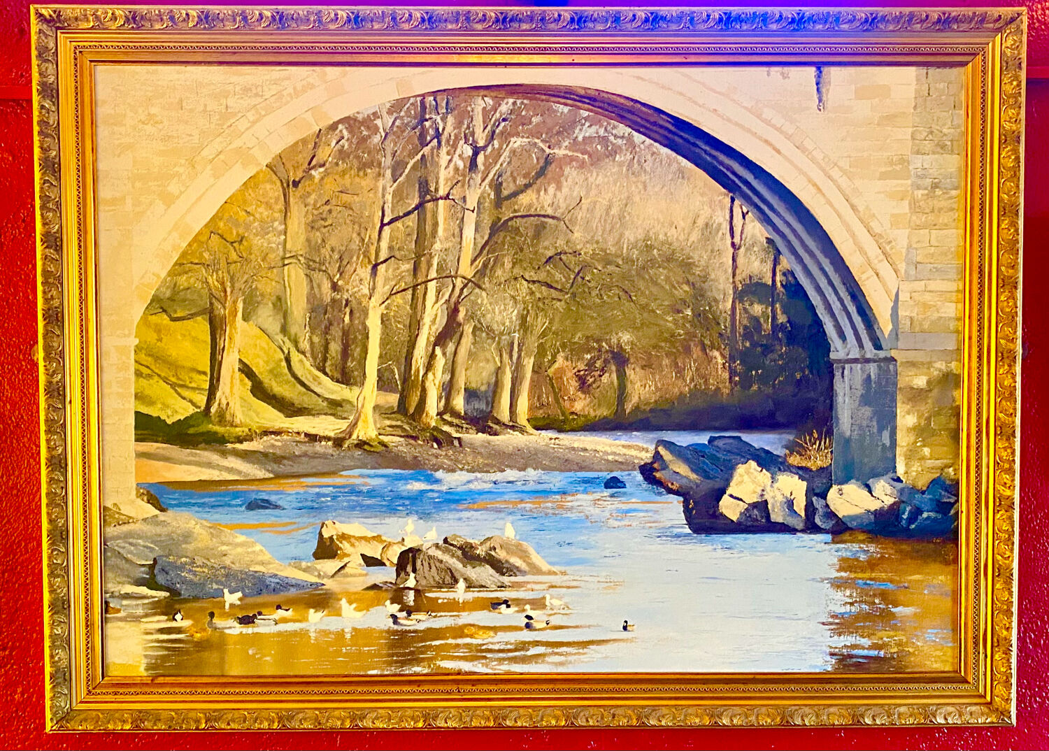 Peinture à l'huile originale – Pont du Diable, Kirkby Lonsdale (2000) – Booth