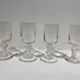 Set of 4 bistro glasses early XX century