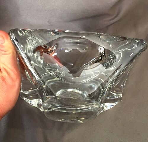 Ashtray Daum cross of Lorraine Nancy France